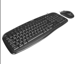 Everest UN-795 USB Kablolu Multimedya Klavye ve Mouse Set Siyah