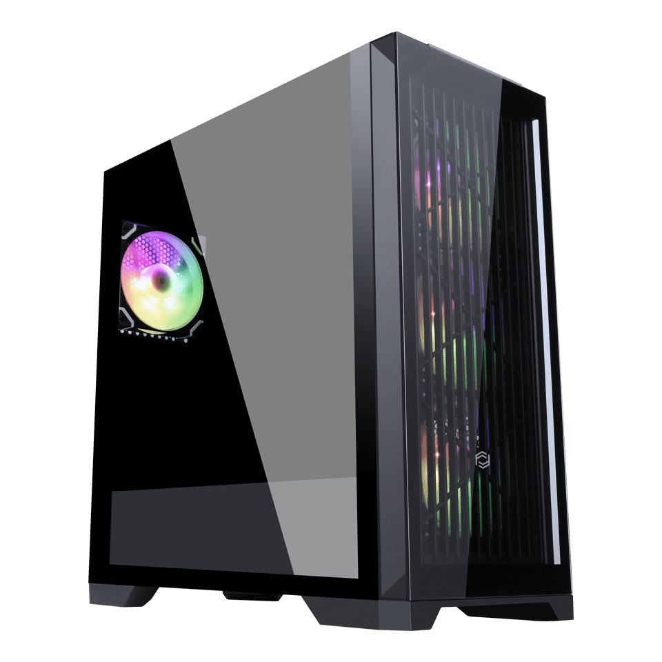 FRISBY FC-9455G VETRO 850W 80+ BRONZE 4X RGB FAN GAMING KASA
