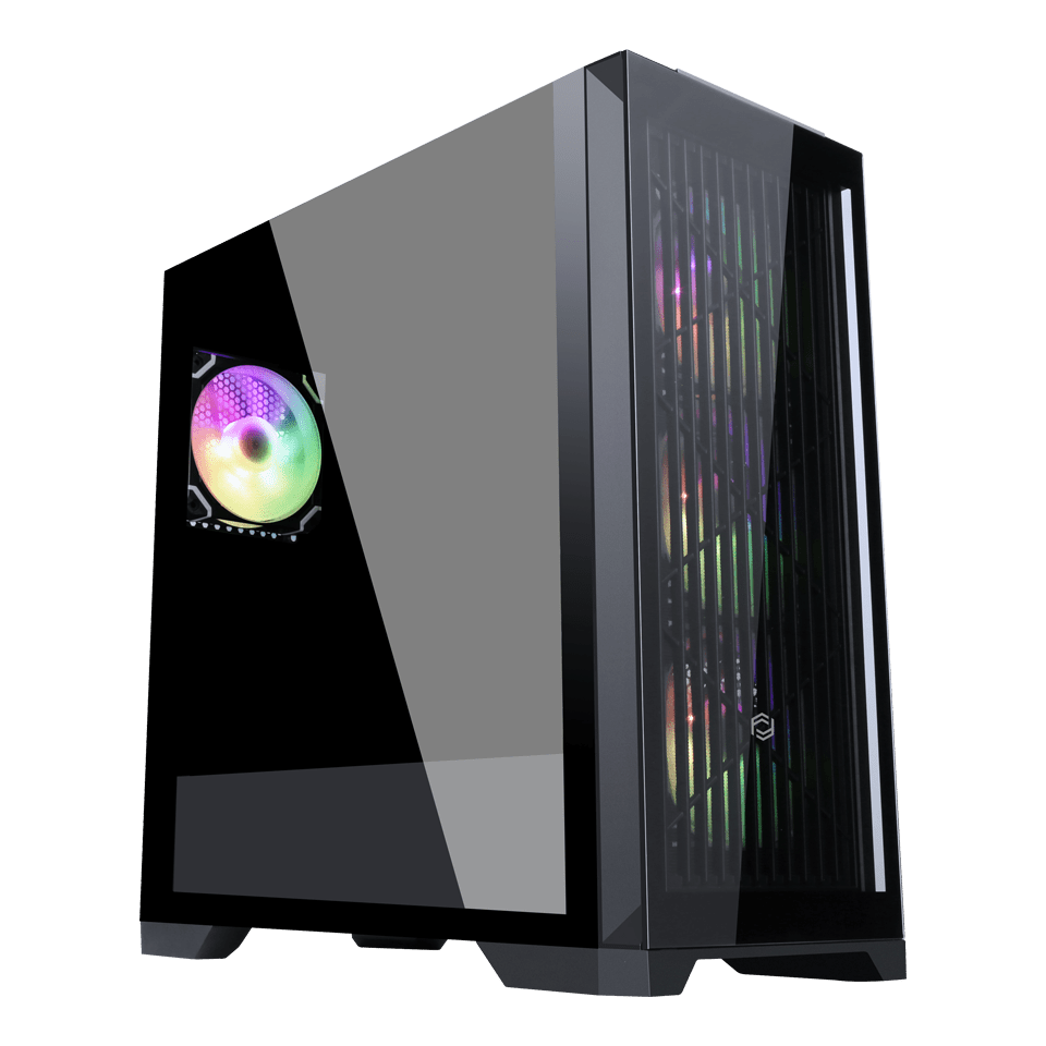 FRISBY FC-9455G VETRO 850W 80+ BRONZE 4X RGB FAN GAMING KASA