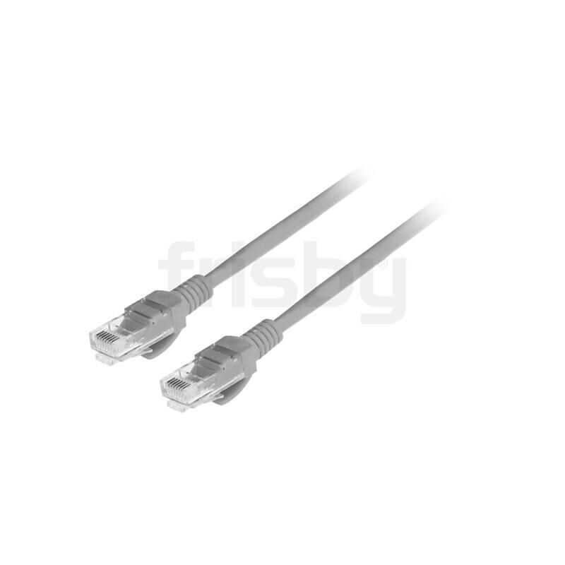 FRISBY FA‑C6718G 0,60 Metre UTP Cat6 Ethernet Patch Kablo Gri – 24 AWG, 100 / 1000 Mbps “Tak‑Çalıştır”