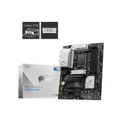 MSI PRO B760‑P II Intel B760 LGA 1700 DDR5 7200+ MHz OC Destekli 2×M.2 PCIe 4.0 1×HDMI 1×DisplayPort USB 3.2 Gen‑2 Type‑C 2.5 Gb LAN ATX Anakart (12./13./14. Nesil Intel Core)
