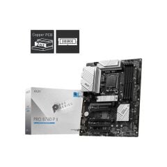 MSI PRO B760‑P II Intel B760 LGA 1700 DDR5 7200+ MHz OC Destekli 2×M.2 PCIe 4.0 1×HDMI 1×DisplayPort USB 3.2 Gen‑2 Type‑C 2.5 Gb LAN ATX Anakart (12./13./14. Nesil Intel Core)