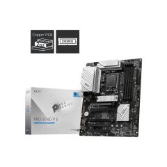 MSI PRO B760‑P II Intel B760 LGA 1700 DDR5 7200+ MHz OC Destekli 2×M.2 PCIe 4.0 1×HDMI 1×DisplayPort USB 3.2 Gen‑2 Type‑C 2.5 Gb LAN ATX Anakart (12./13./14. Nesil Intel Core)