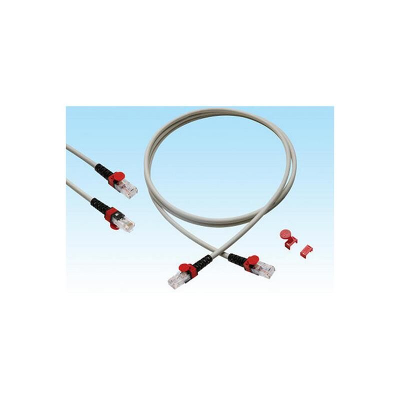 HCS 2 Metre CAT‑6 4×2×24 U/UTP Patch Cord Gri LS0H (Halojen‑Free) T06‑00420‑206
