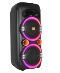Mikado MD-79KP 30W RGB Işıklı Kablosuz UHF Mikrofonlu Bluetooth Taşınabilir Parti Hoparlörü