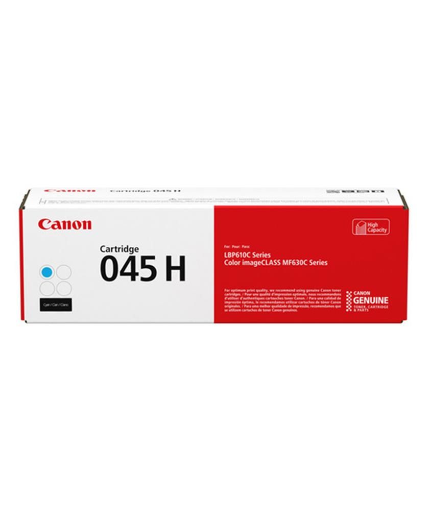 Canon 045H Cyan (Siyan) Orijinal Yüksek Kapasiteli LaserJet Toner Kartuşu