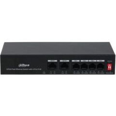 DAHUA PFS3006-4ET-36 4 PORT 10/100 + 2 PORT 10/100 UPLINK 36W POE METAL KASA SWITCH