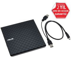 Asus SDRW-08D2S-U LITE Siyah 8X Harici Slim DVD Yazıcı