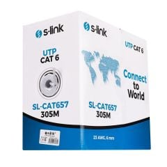 S-link SL-CAT657 305mt 23AWG UTP CAT6 Kablo