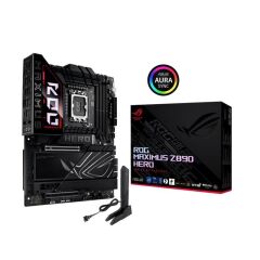 ASUS ROG MAXIMUS Z890 HERO DDR5‑9200MT/s 4×DIMM 256GB Soket LGA 1851 ATX Intel Z890 Anakart 1×HDMI 2×USB Type‑C (Thunderbolt 4), 6×M.2, Wi‑Fi 7 Anakart