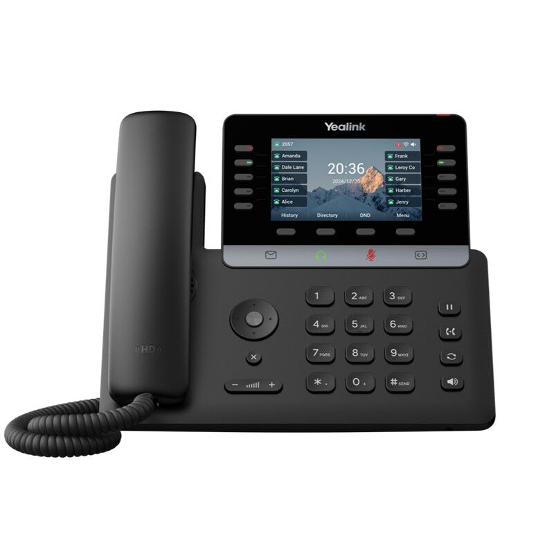 Yealink SIP-T43U Prime Business IP Telefon - 4.3 İnç Arkadan Aydınlatmalı LCD - 12 SIP Hesabı - Çift USB Portu - PoE Destekli