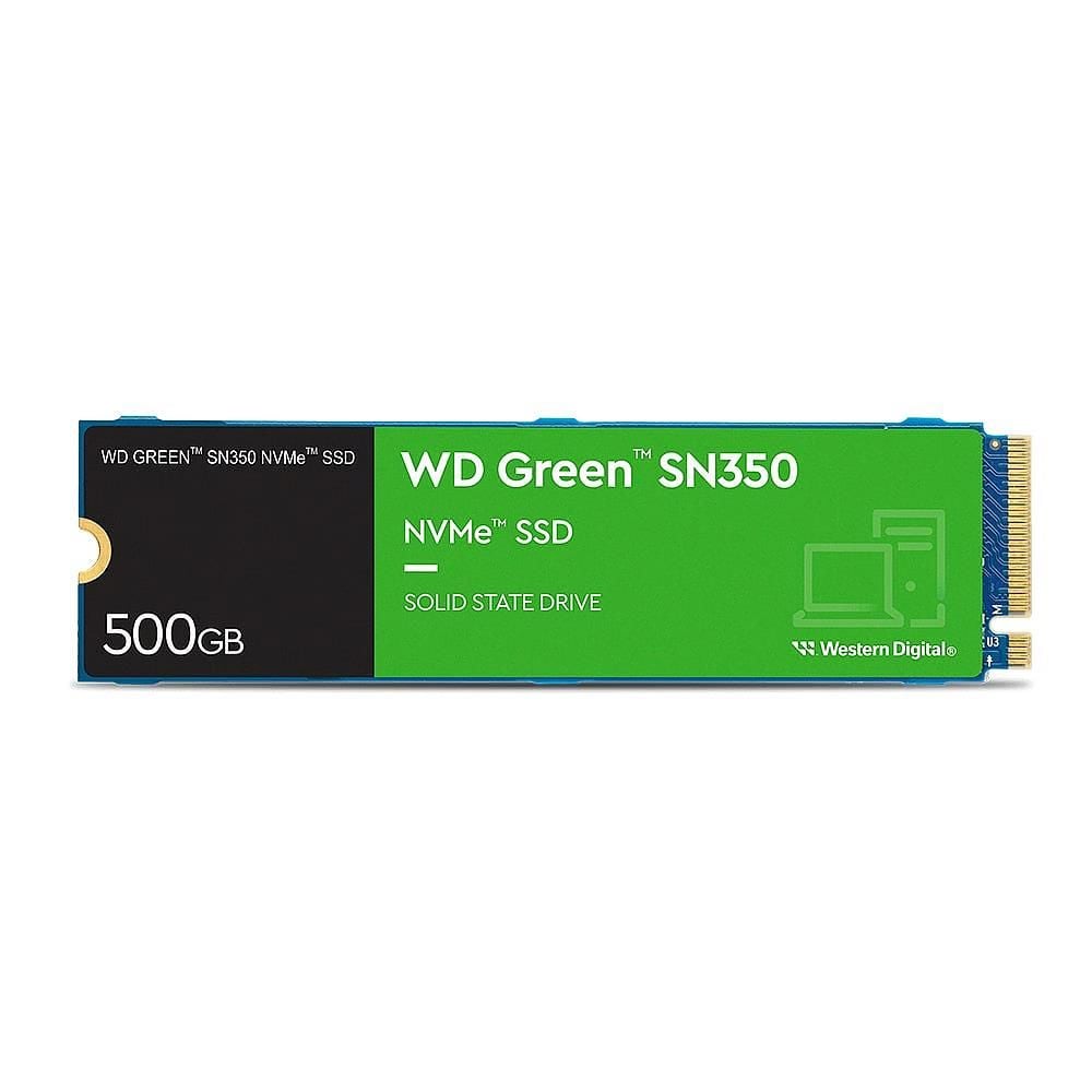 WD 500GB Green SN350 WDS500G2G0C PCIe Gen3 x4 M.2 SSD Okuma 2400MB/s Yazma 1500MB/s