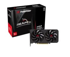 PowerColor Reaper Radeon RX 9060 XT 16G‑A AMD Radeon RX 9060 XT 16 GB GDDR6 128‑Bit PCIe 5.0 x16 2048 Stream Processor Dual‑Fan 3230 MHz Boost 2620 MHz Game Clock Gaming Ekran Kartı