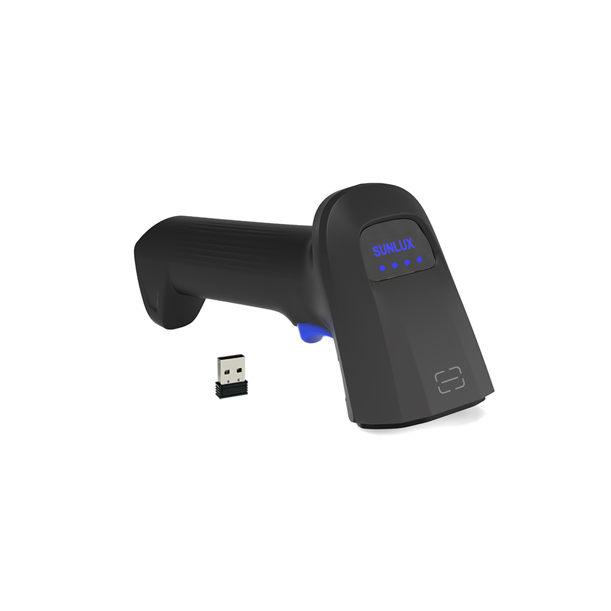 Sunlux RW10 Kablosuz 2D Karekod Imager Barkod Okuyucu (2.4GHz + Bluetooth + USB)