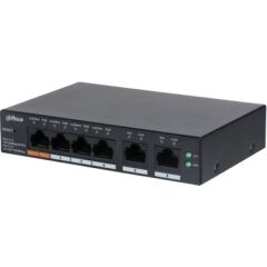 DAHUA CS4006-4ET2GT-60 4 PORT 10/100 + 2 PORT GIGABIT UPLINK 60W POE CLOUD YÖNETİLEBİLİR METAL KASA SWITCH