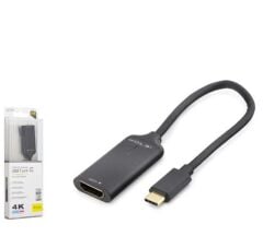 iETOP HDX7898 Type-C to HDMI Görüntü Dönüştürücü 4K 30Hz 20 cm Siyah