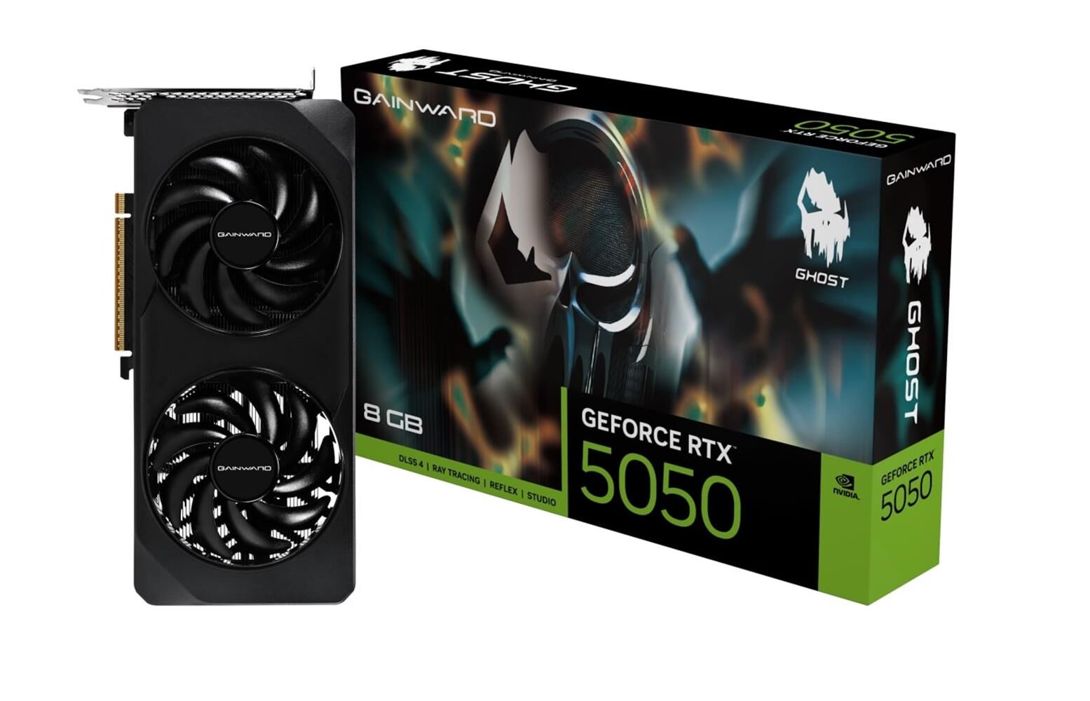 Gainward GeForce RTX 5050 Ghost 8GB GDDR6 128-Bit Ekran Kartı (NE65050019P1-1040B)