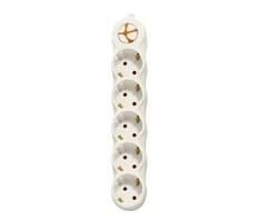 TUNCMATIK POWERSTRIP5 5 li 5m IEC 66884-1:2022 Standartı, FR(Alev Almaz)anahtarlı grup priz