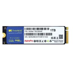 TwinMOS 1TB M.2 2280 PCIe Gen 3.0×4 NVMe SSD NVMe1TB2280AP TLC 3‑D NAND 3600 MB/s Okuma 3250 MB/s Yazma 5 Yıl Garanti