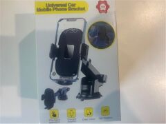 Megatech H-XP180 Vantuzlu 360° Ayarlanabilir Universal Araç & Masaüstü Telefon Tutucu Holder Siyah
