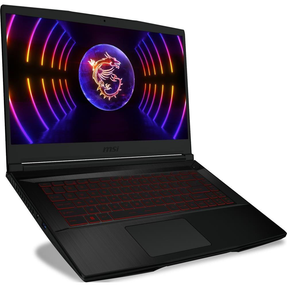 MSI Thin GF63 12UC-666XTR i7-12650H 16GB 512GB SSD RTX3050 FreeDOS 15.6'' FHD 144Hz Notebook