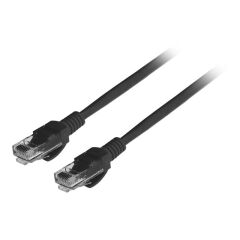 NETS DNE‑PCU03‑C6‑0050‑BK UTP CAT6 26 AWG LSZH Bakır 0,5 Metre Siyah Patch Kablo