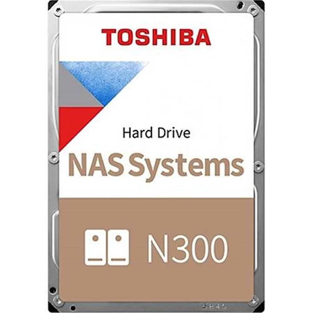 Toshiba N300 8 TB 3.5″ SATA III 7200 RPM 512 MB CMR NAS HDD (Model MN10ADA800S) – 24/7 Kullanım için Tahsis Edilmiş Güvenilir Veri Depolama