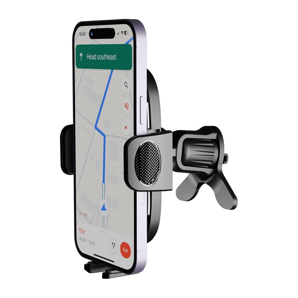 Addison ADS-126 Universal Ayarlanabilir Siyah Araç İçi Klima Izgara Üzeri Telefon Tutucu