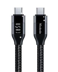 MCDODO CA-7132 TYPE-C TO TYPE-C USB 3 100W DATA AKTARIM VE ŞARJ KABLOSU 1.2 M - SİYAH