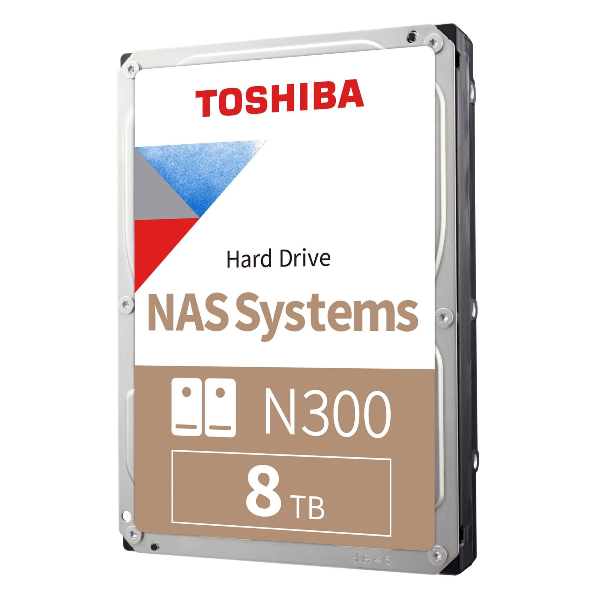 Toshiba N300 8 TB 3.5″ SATA III 7200 RPM 512 MB CMR NAS HDD (Model MN10ADA800S) – 24/7 Kullanım için Tahsis Edilmiş Güvenilir Veri Depolama