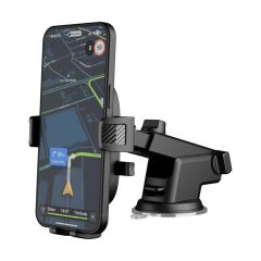 Addison ADS-144 Universal Ayarlanabilir Vakumlu Siyah Araç İçi Akıllı Telefon Tutucu