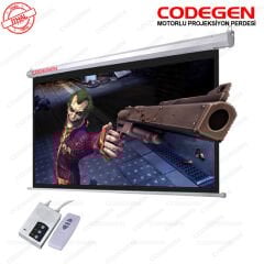 Codegen EX-20 200x200 cm Uzaktan Kumandalı Motorlu Projeksiyon Perdesi