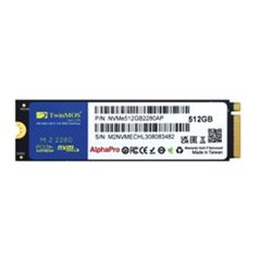 TwinMOS AlphaPro 512 GB M.2 2280 PCIe Gen3 x4 NVMe 1.4 c 3D TLC NAND 3600 MB/s Okuma – 3250 MB/s Yazma 5 Yıl Garanti 'NVME512GB2280AP'