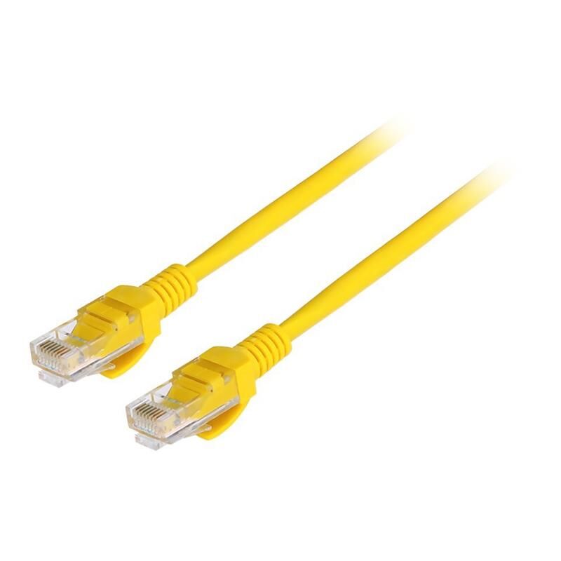 NETS DNE‑PCU03‑C6‑0050‑YL UTP CAT6 26AWG LSZH Düşük Duman Gazlı 0,5 m Sarı Bakır Patch Kablo
