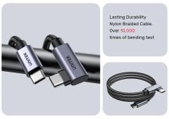 UNITEK TYPE-C HIZLI ŞARJ KABLOSU 90 DERECE 2 METRE 100W (C14123BK-2M)