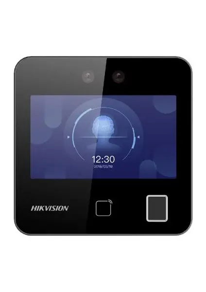 HIKVISION DS-K1T343MFWX-V2 4.3'' DOKUNMATİK EKRAN (KART / PARMAK İZİ / YÜZ TANIMA) BAĞIMSIZ  KONTROL ÜNİTESİ