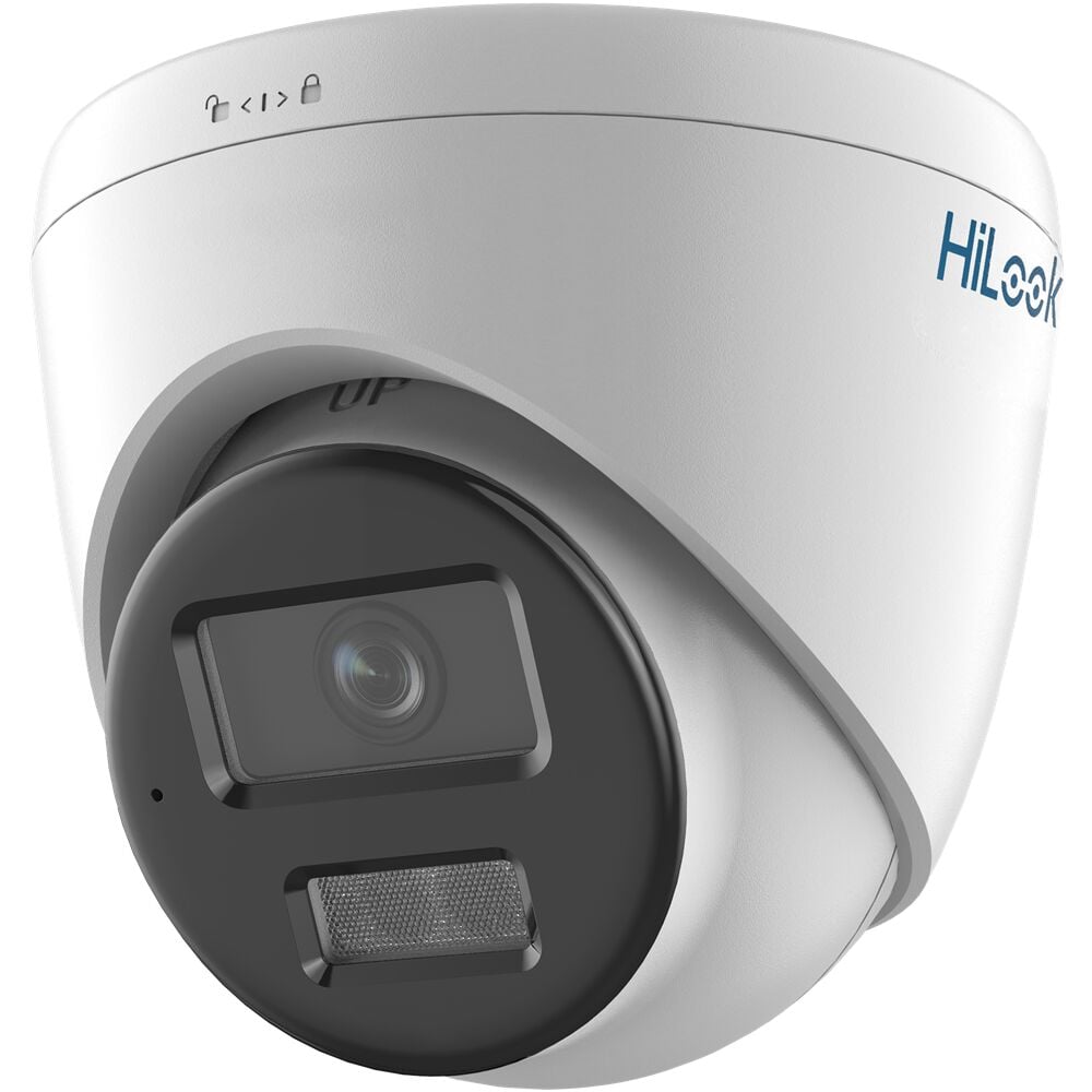HiLook IPC-T229HA-LUF/SL 2MP 2.8mm ColorVu Gece Renkli Dahili Mikrofonlu Işıklı ve Sesli Uyarı IP Dome Kamera