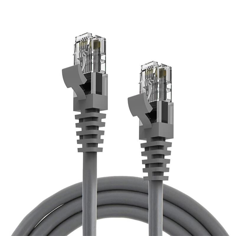 NETS DNE‑PCU03‑C6‑1000‑GY UTP Cat 6 26 AWG Saf Bakır LSZH 10 m Gri Patch Kablo