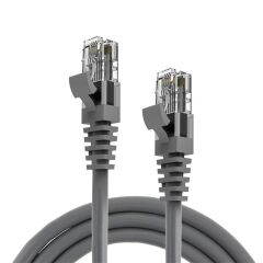 NETS DNE‑PCU03‑C6‑1000‑GY UTP Cat 6 26 AWG Saf Bakır LSZH 10 m Gri Patch Kablo