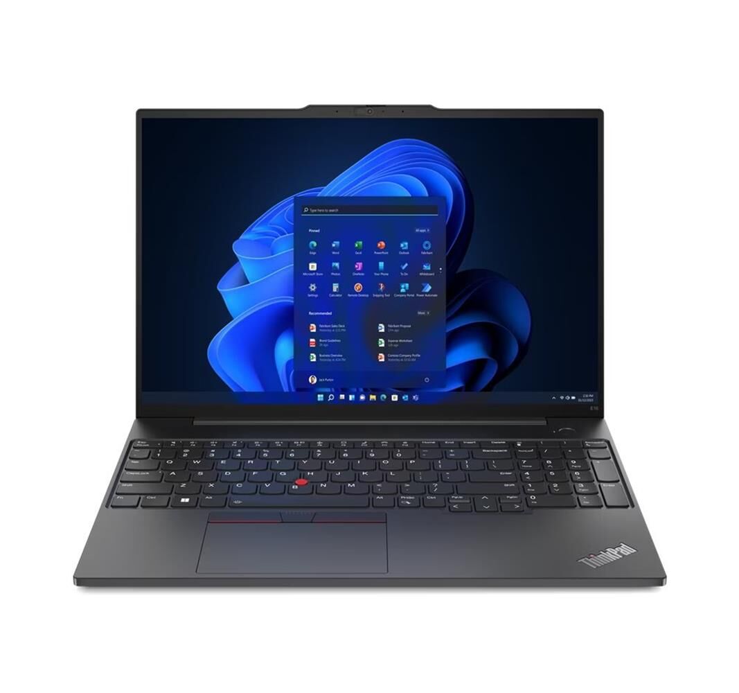 Lenovo ThinkPad E16 Gen2 21SR006RTX Ultra 7 255H 16GB DDR4 512GB NVMe SSD 16'' WUXGA FreeDOS Siyah Notebook