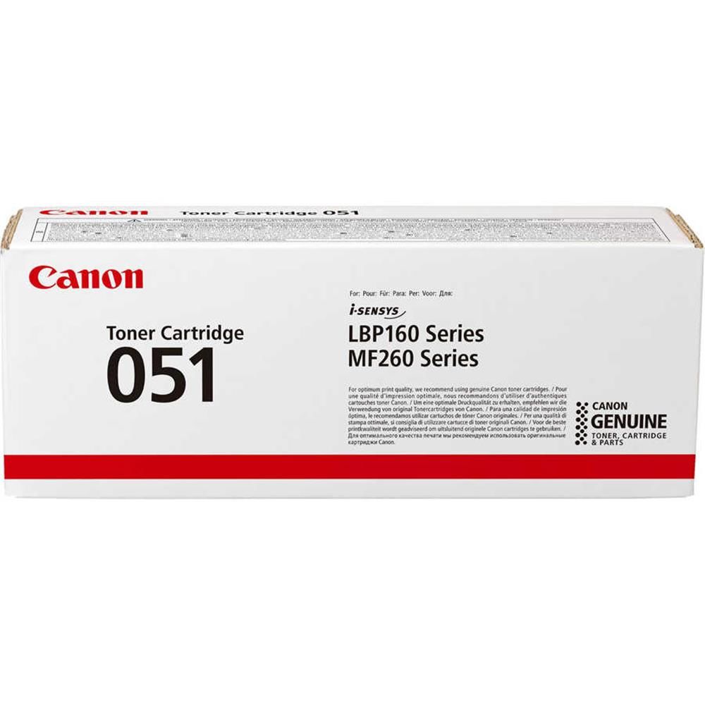 Canon 051 Black (Siyah) Orijinal Lazer Toner Kartuşu - CRG-051 (2168C002)