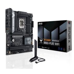 ASUS TUF GAMING B860‑PLUS WIFI DDR5 8666 MT/s OC 4‑DIMM ATX 1851P Intel Core Ultra Processors Series 2 3×M.2 PCIe 5.0/4.0 HDMI DisplayPort USB‑C Wi‑Fi 7 Anakart