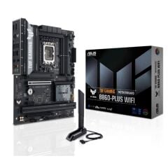 ASUS TUF GAMING B860‑PLUS WIFI DDR5 8666 MT/s OC 4‑DIMM ATX 1851P Intel Core Ultra Processors Series 2 3×M.2 PCIe 5.0/4.0 HDMI DisplayPort USB‑C Wi‑Fi 7 Anakart