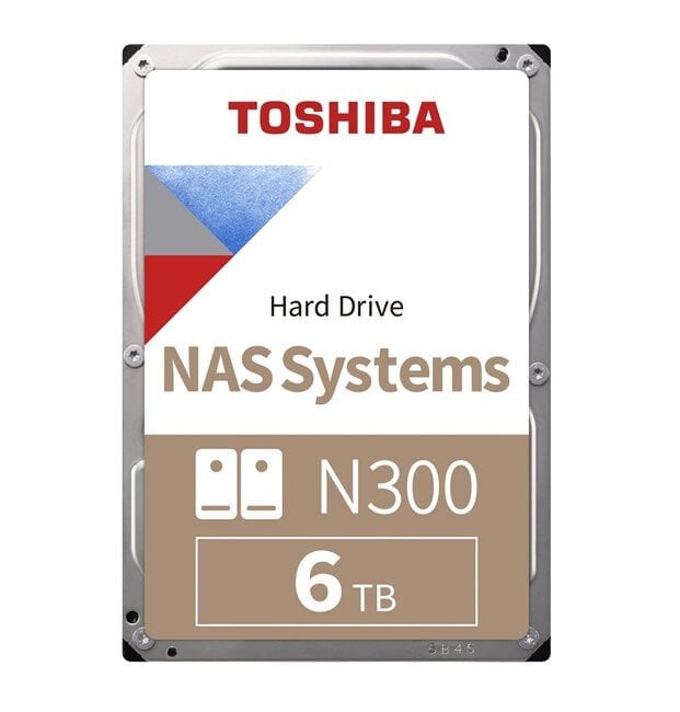 Toshiba N300 6TB 7200RPM 512MB Cache SATA 3.0 NAS Hard Drive (MN10ADA600S)