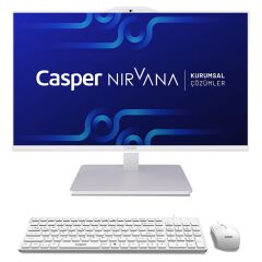 Casper Nirvana A90.1342-BE00X-V-B All In One PC Intel Core i5-13420H 16GB RAM 500GB NVMe Pivot Beyaz