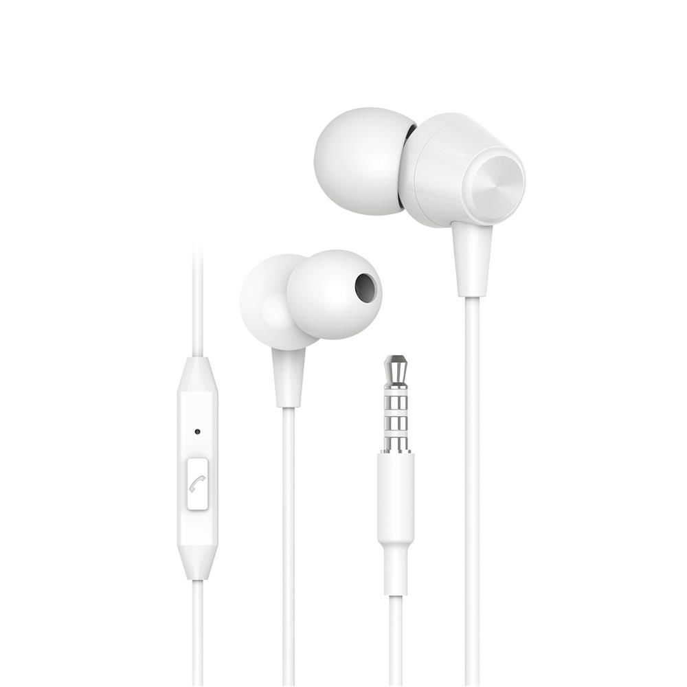 Hytech HY-XK30 Beyaz 3.5mm Mikrofonlu Kulak İçi Kulaklık