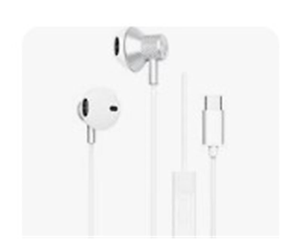 S-link SL-TPK05 Type-C Telefon Uyumlu Metal Beyaz Kulak İçi Mikrofonlu Kulaklık