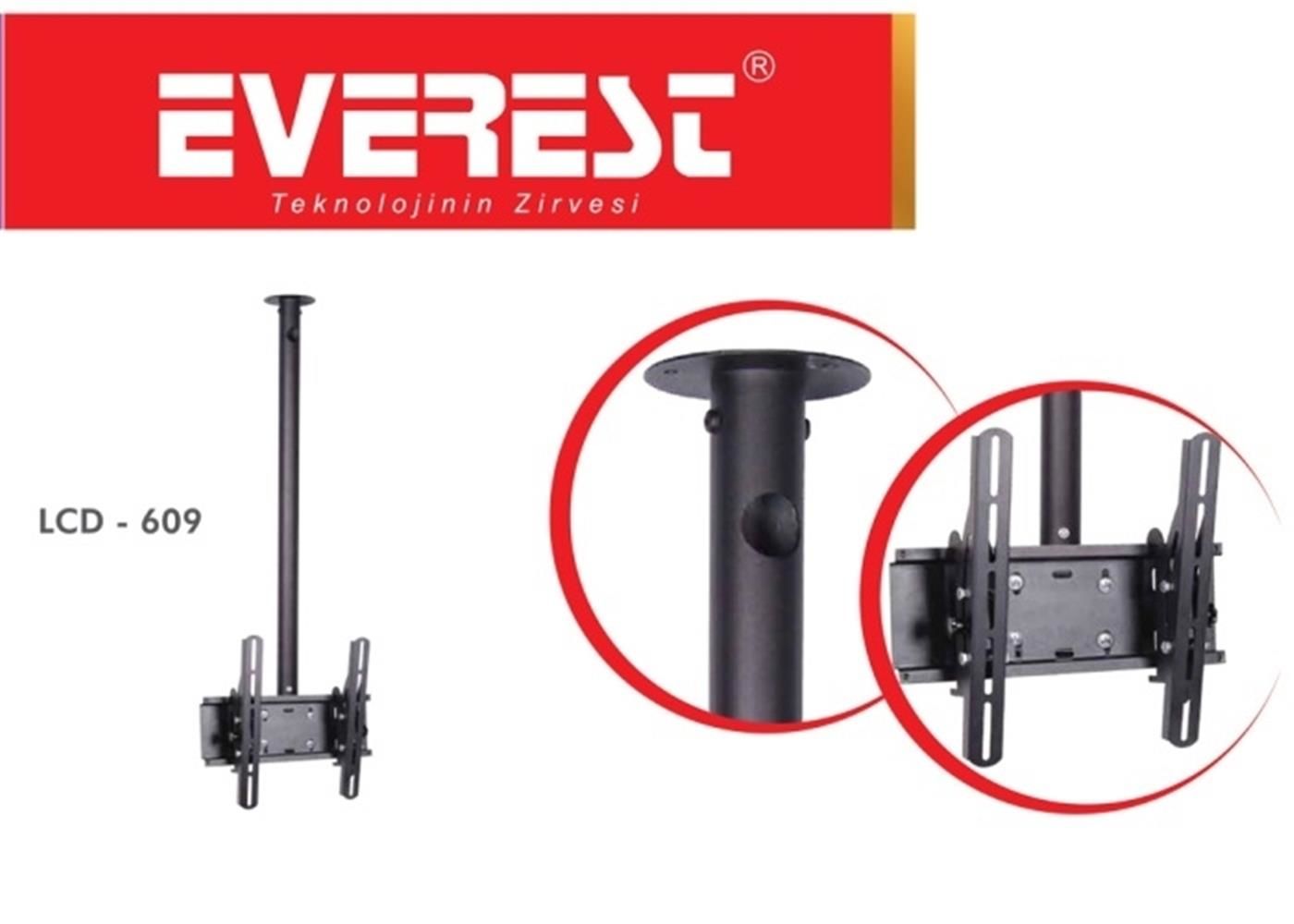Everest LCD-609 10''-32'' TV Tavan Askı Aparatı