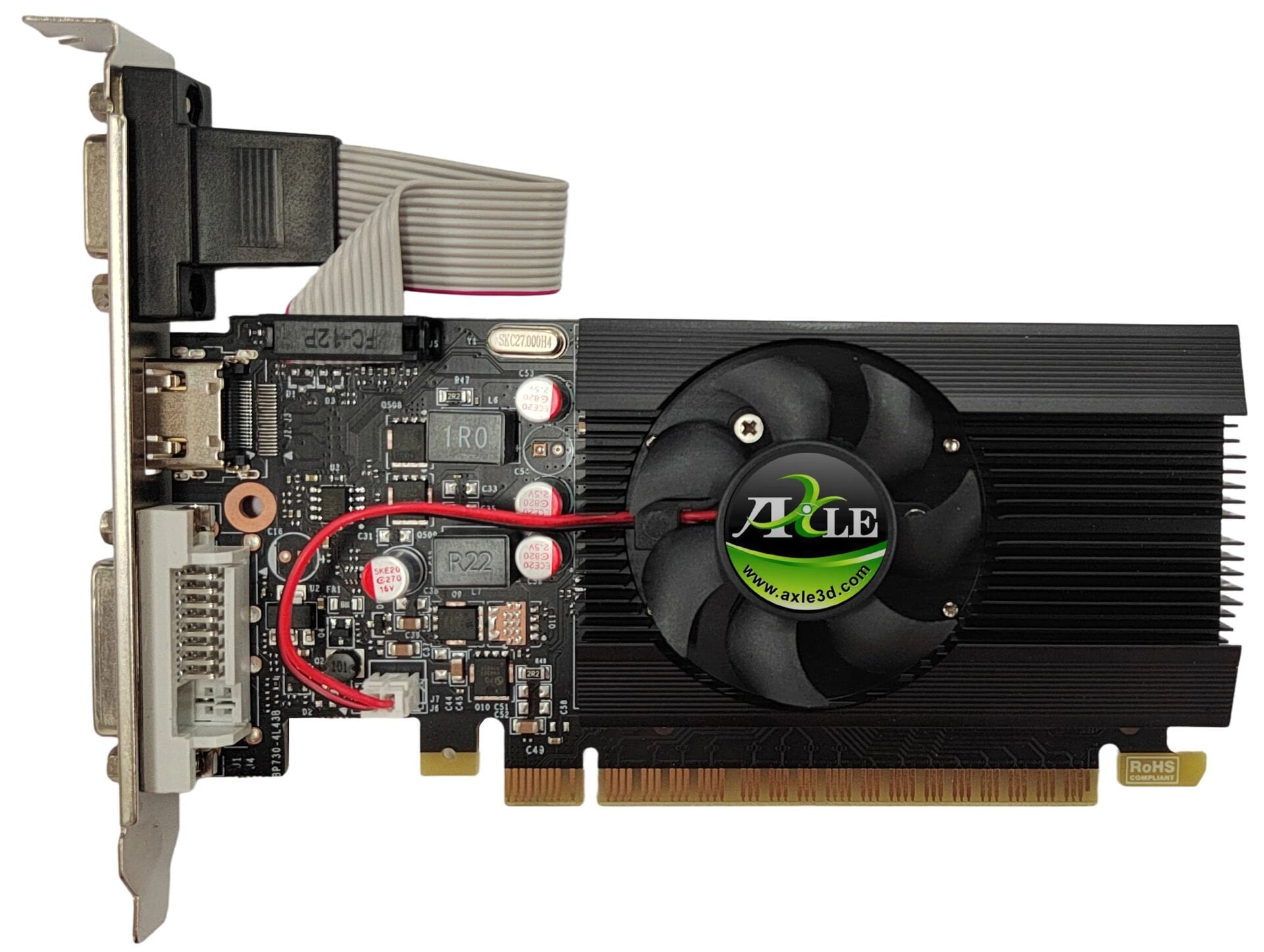Axle NVIDIA GeForce GT 710 2GB DDR3 64-Bit Low Profile (LP) Ekran Kartı GT710/2GD3P4CDIL
