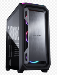 COUGAR MX670 RGB Mid Tower PC Gaming Case 3× ARGB Fan 400 mm GPU Desteği 360 mm Radyatör Uyumlu Tempered Glass Siyah